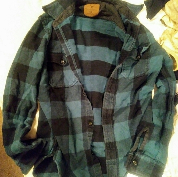 AMERICAN EAGLE THICK FLANEL(Medium) - Picture 1 of 2